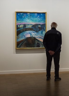 Muséonautes #13 | Ciel étoilé, Starry night, Edvard Munch, 1922 | Munch Museet, Oslo
